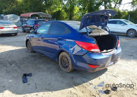 2015 Hyundai Accent Gls from USA, damaged, VIN KMHCT4AE6FU835264